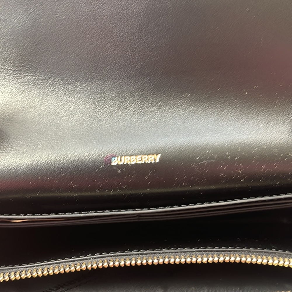 Burberry Vintage Check and Leather wallet with Detachable strap - Picture 7 of 16